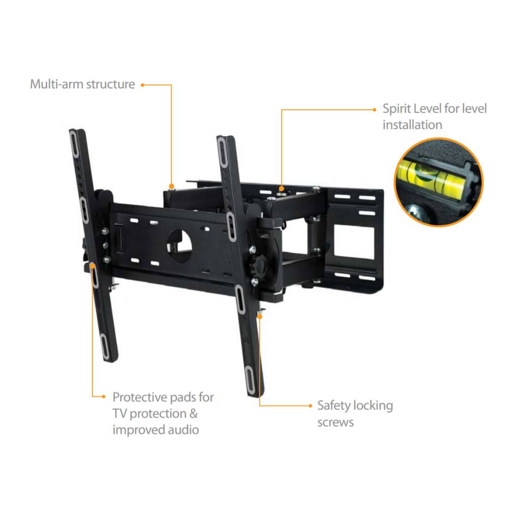 MANHATTAN - Supporto A Muro Per Tv Lcd 32-70'' Full-motion