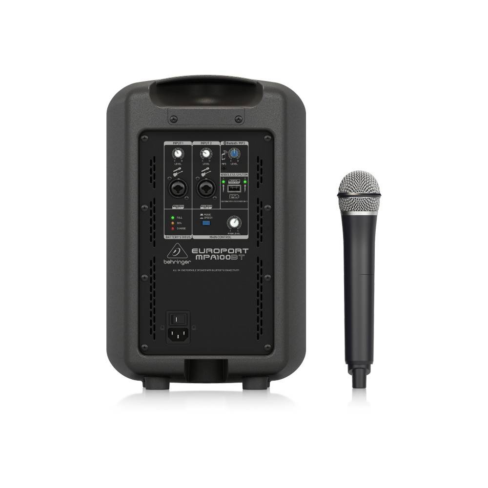 Behringer mpa100bt hotsell portable 100w speaker