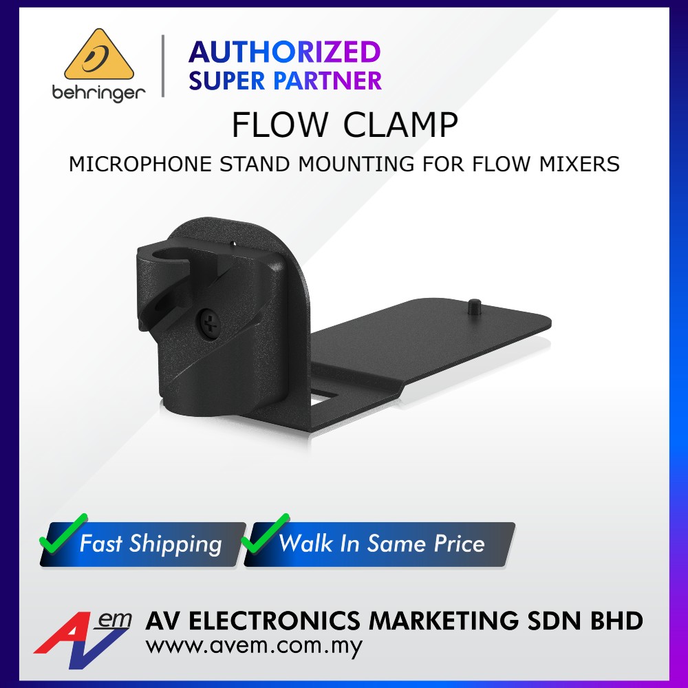 BEHRINGER FLOW CLAMP Clamp for attaching a SWIFT Mixer to a Mic-Stand