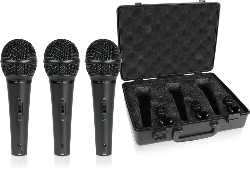 Behringer XM1800S Dynamic Microphone w/ Switch & Case (3