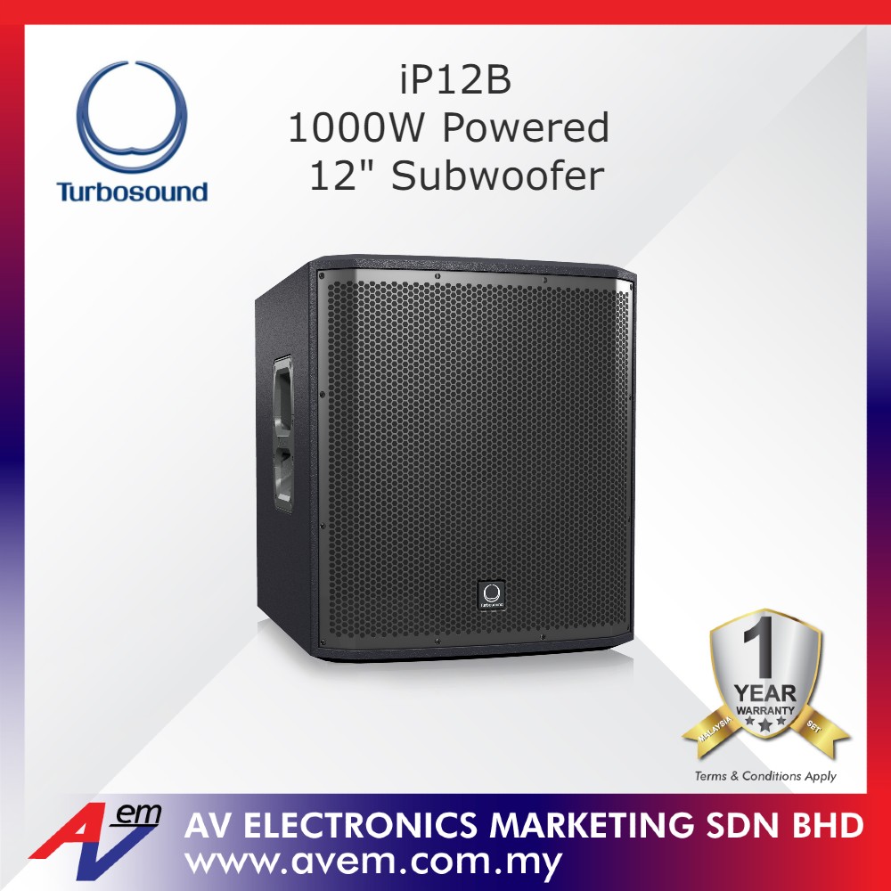 TURBOSOUND iP12B 1,000 Watt Powered 12